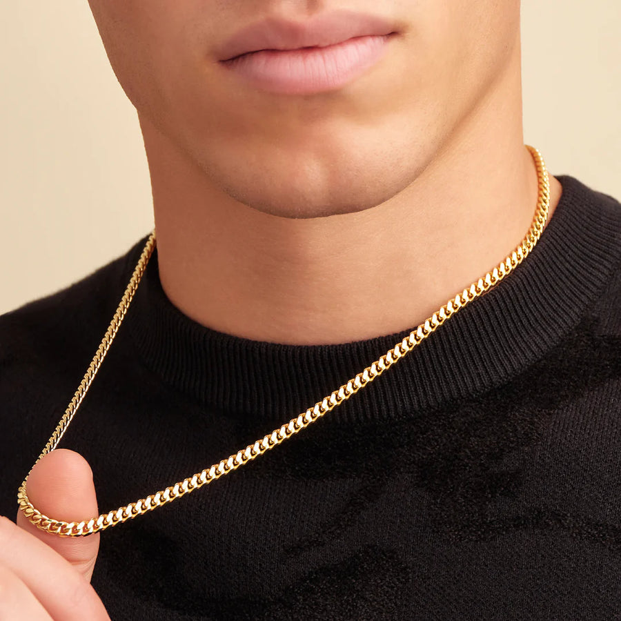 Miami Cuban Chain - 5mm guld