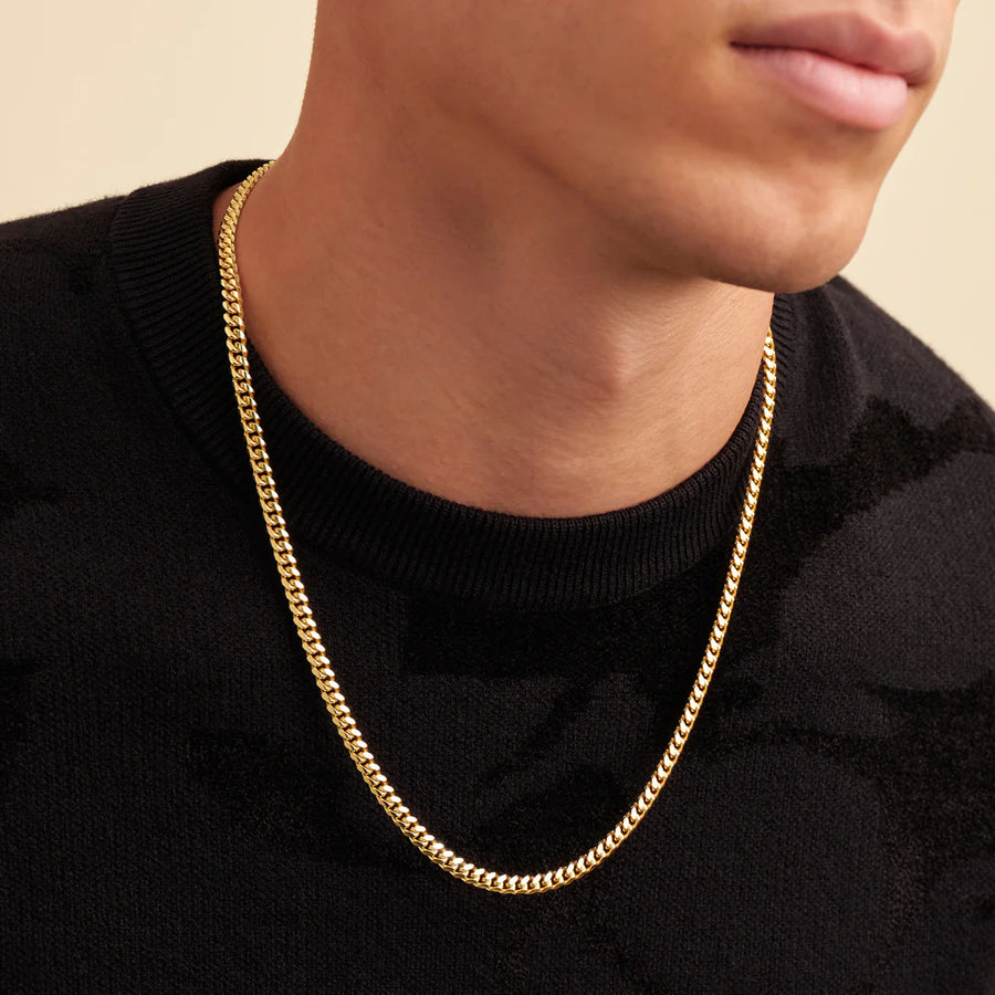 Miami Cuban Chain - 5mm guld