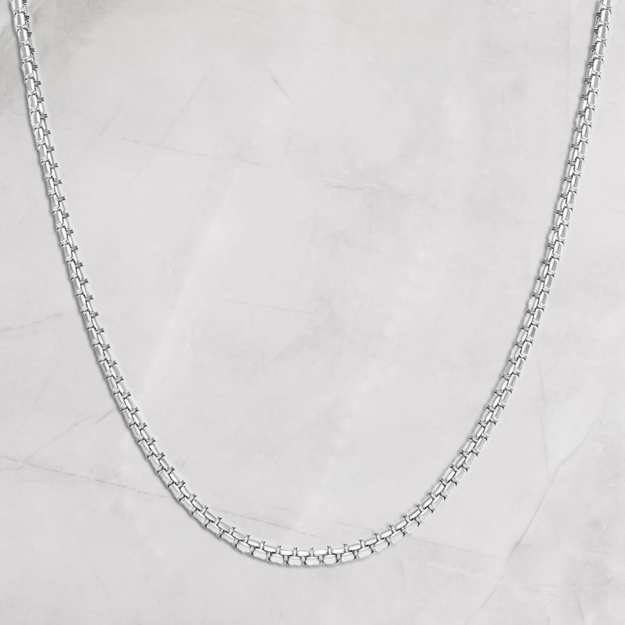 Infinity Chain - 2mm Vitguld