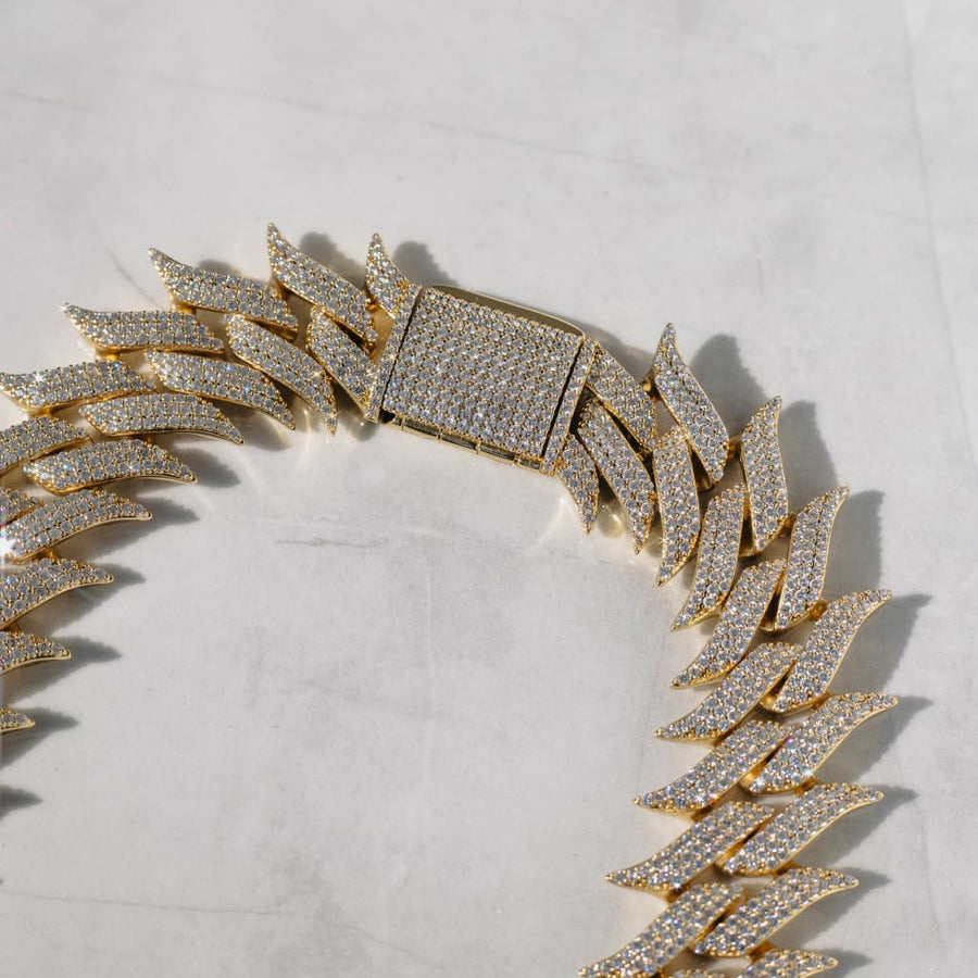 Frenzy Halsband - 30mm guld