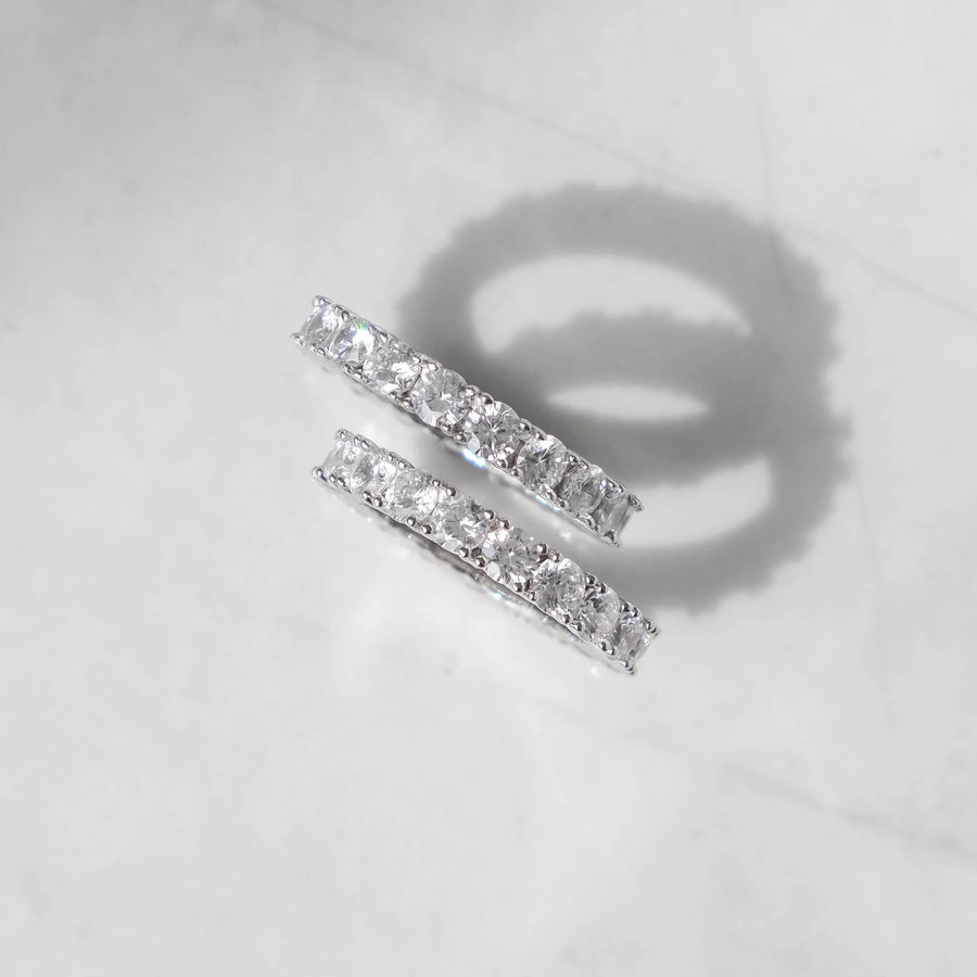 Eternity Ring - Vitguld