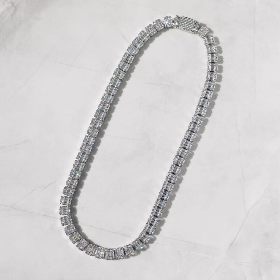 Beam Halsband - 10mm Vitguld