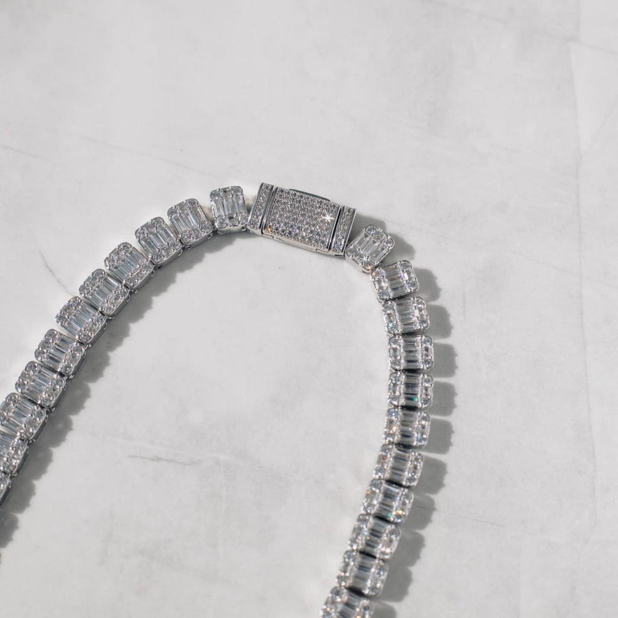 Beam Halsband - 10mm Vitguld